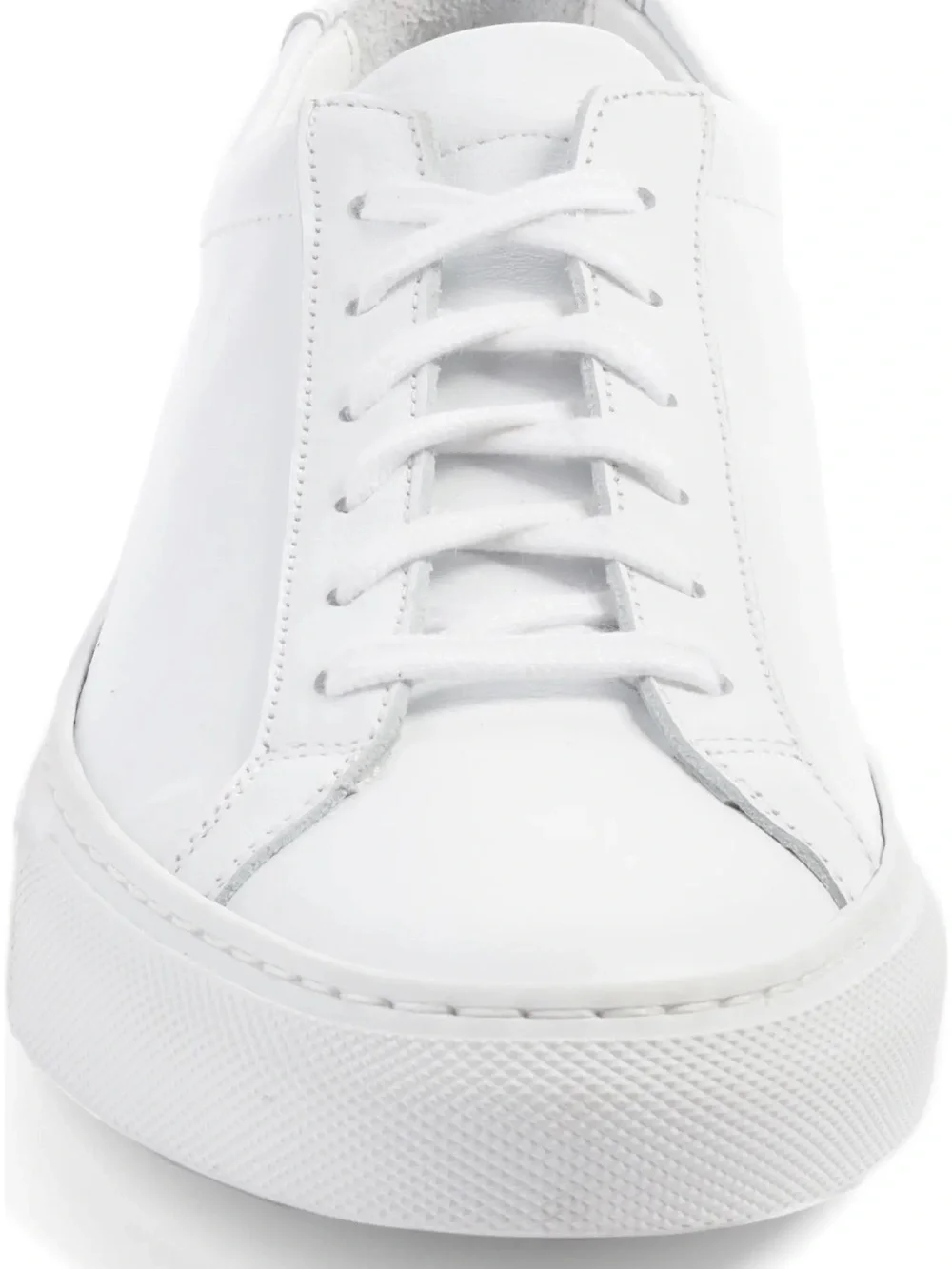 Women’s Common Projects Leather Original Achilles Sneaker White Low-Top Size 7